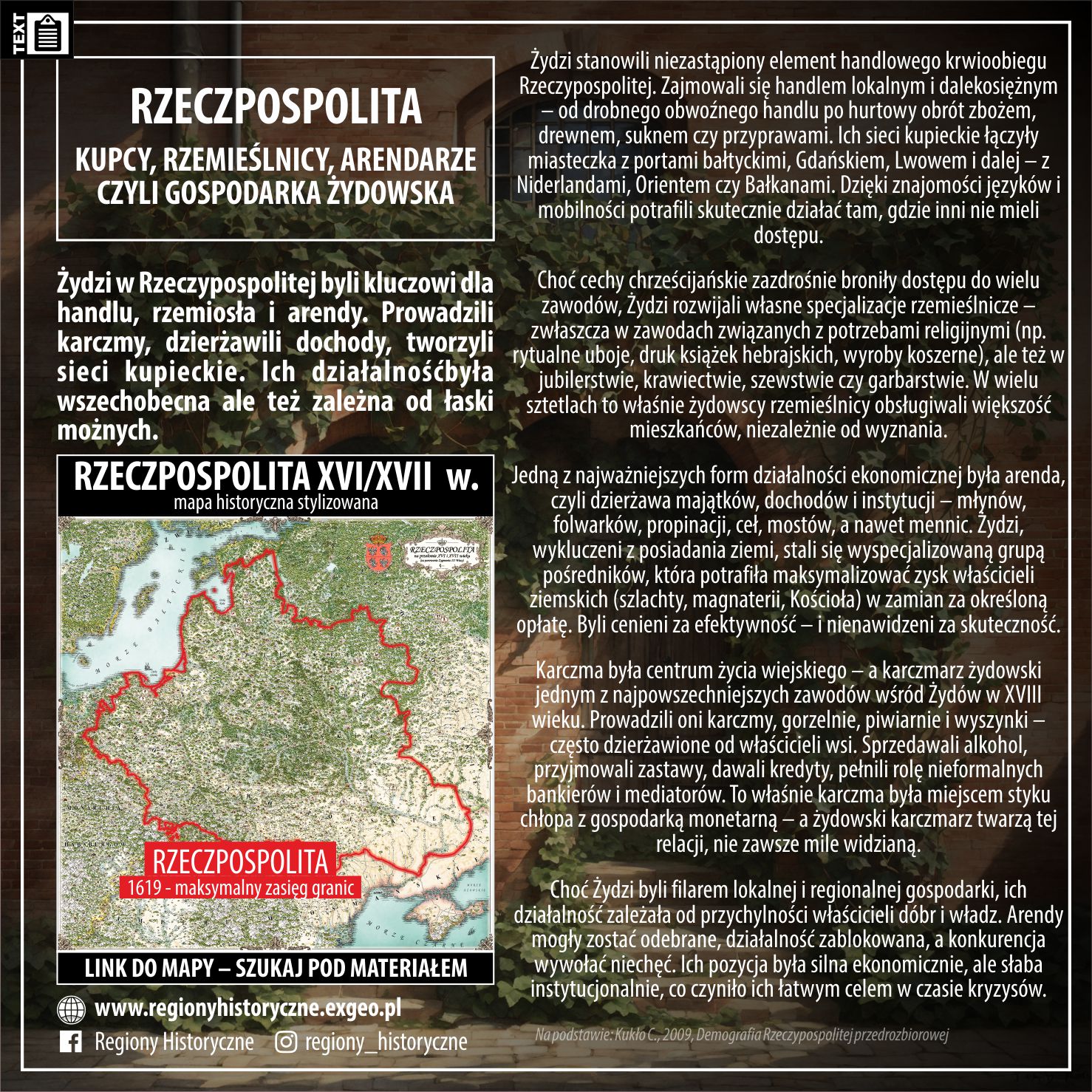 RZECZPOSPOLITA | Kupcy, rzemieślnicy, arendarze czyli gospodarka żydowska
